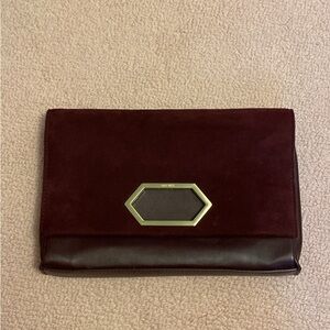 Burgundy Clutch - Nine West
